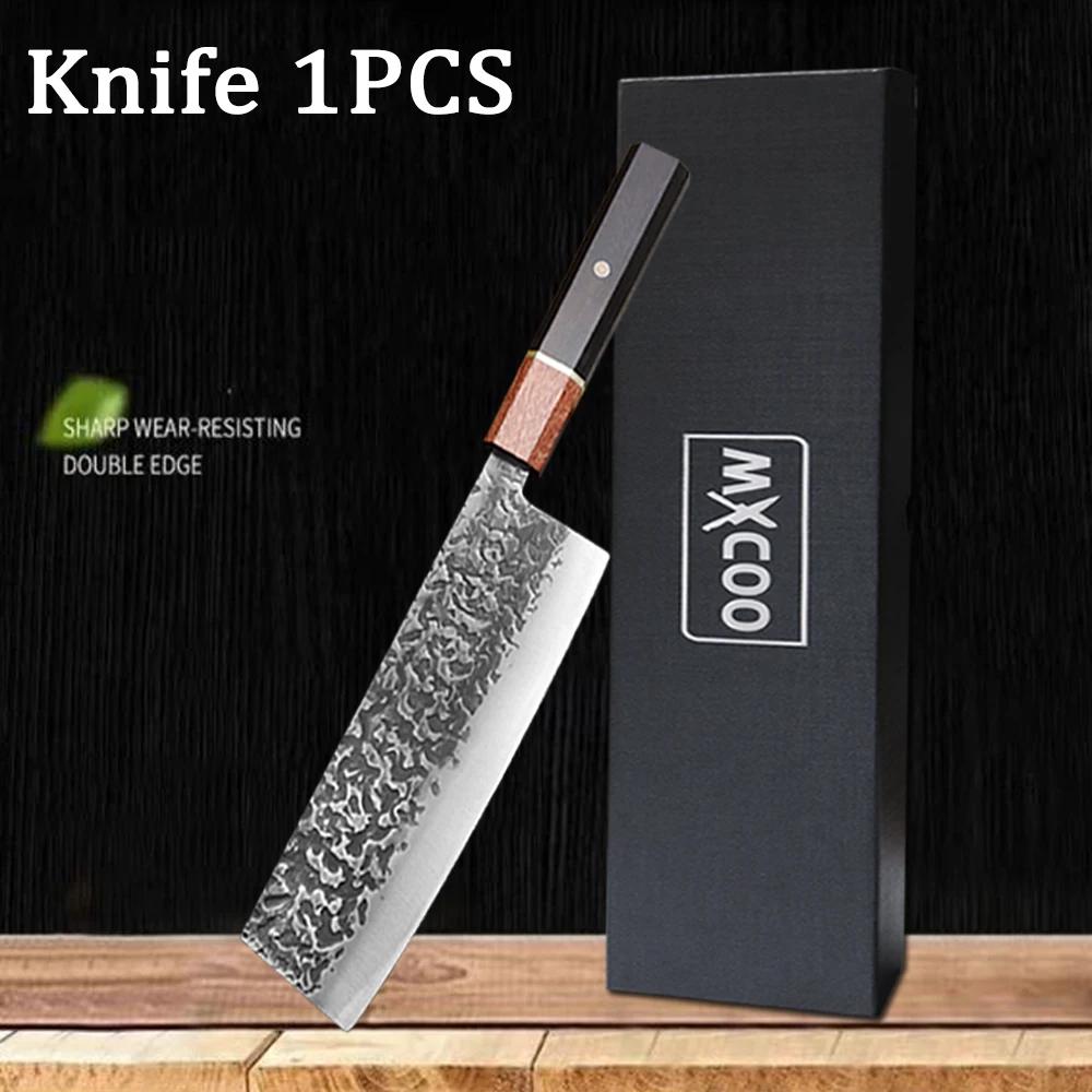 Handmade Forged Kitchen Knife Japanese Chef Santoku Knife Fruit Cutting Utility Knife Ideal for Cooking Knife and Accessories