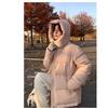 Winter Short Down Jacket Women Loose Fit Thickened Warm Puffer Coat Casual Parka