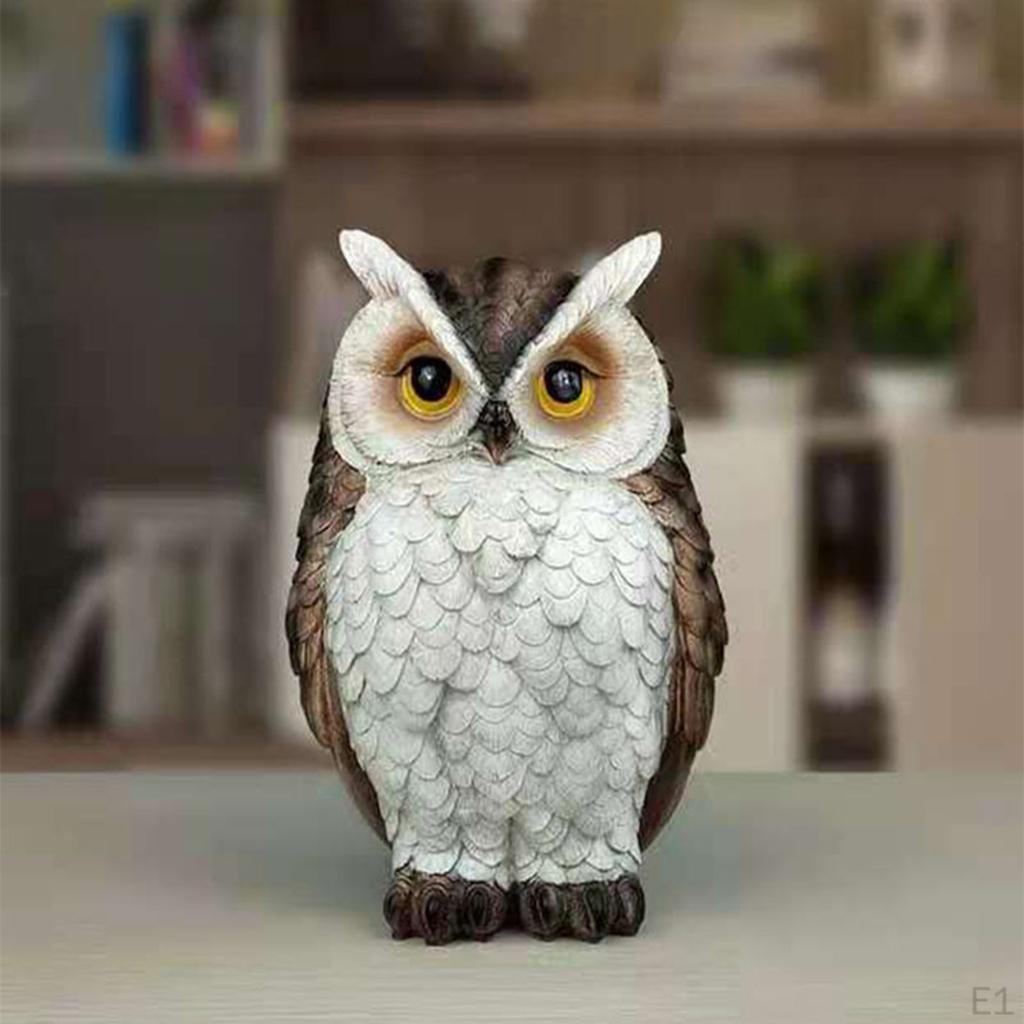 Elegant Owl Sculpture for Home and Office Decor