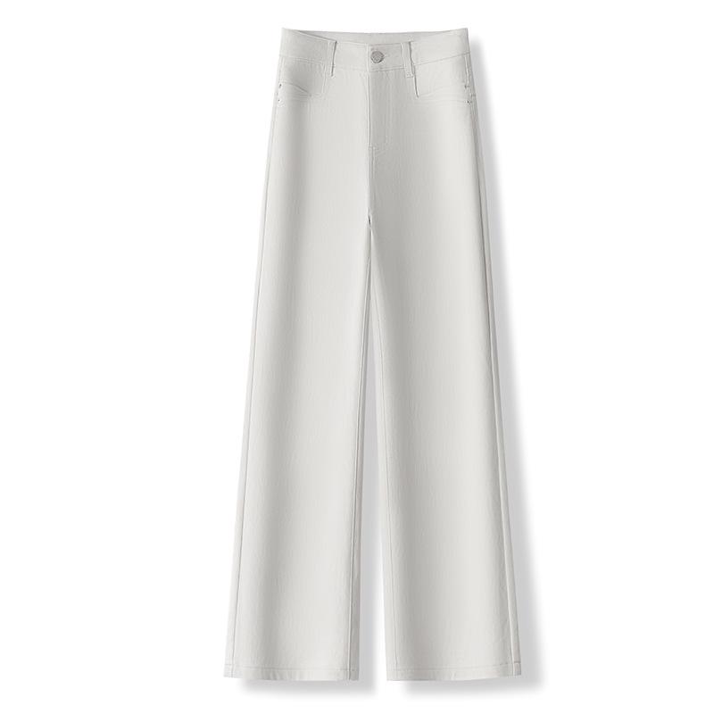 Women's Retro Blue High-Waisted Wide-Leg Jeans - Spring 2026 Collection