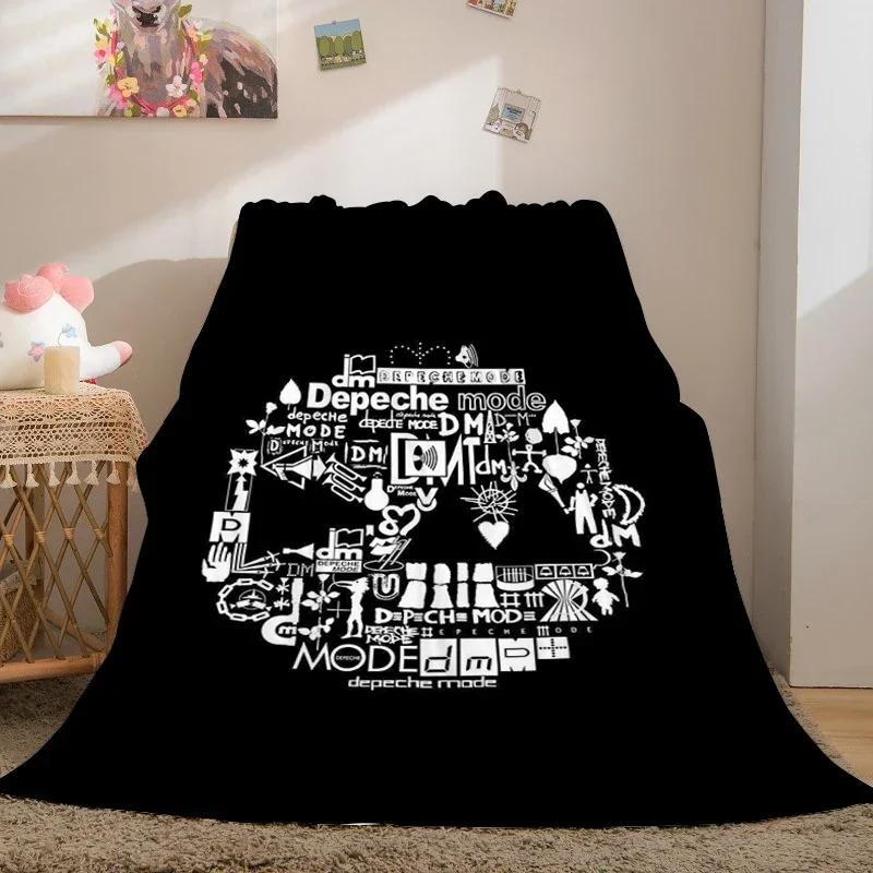 Coperte per divano per l'inverno A-Depeche A-Mode Personalizzate King Size Calde per Ginocchia Letto Pile Campeggio Morbide Soffici Coperte Microfibra Biancheria da letto