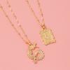 Exquisite Double Layer Rose And Dragon Pendant Necklace For Weddings And Travel Gifts