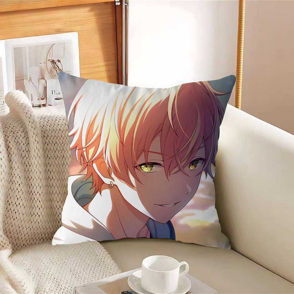 S-Shinonome A-AkitoS Pillow Case Removable Washable Cushion Cover – All-Season Soft Linen