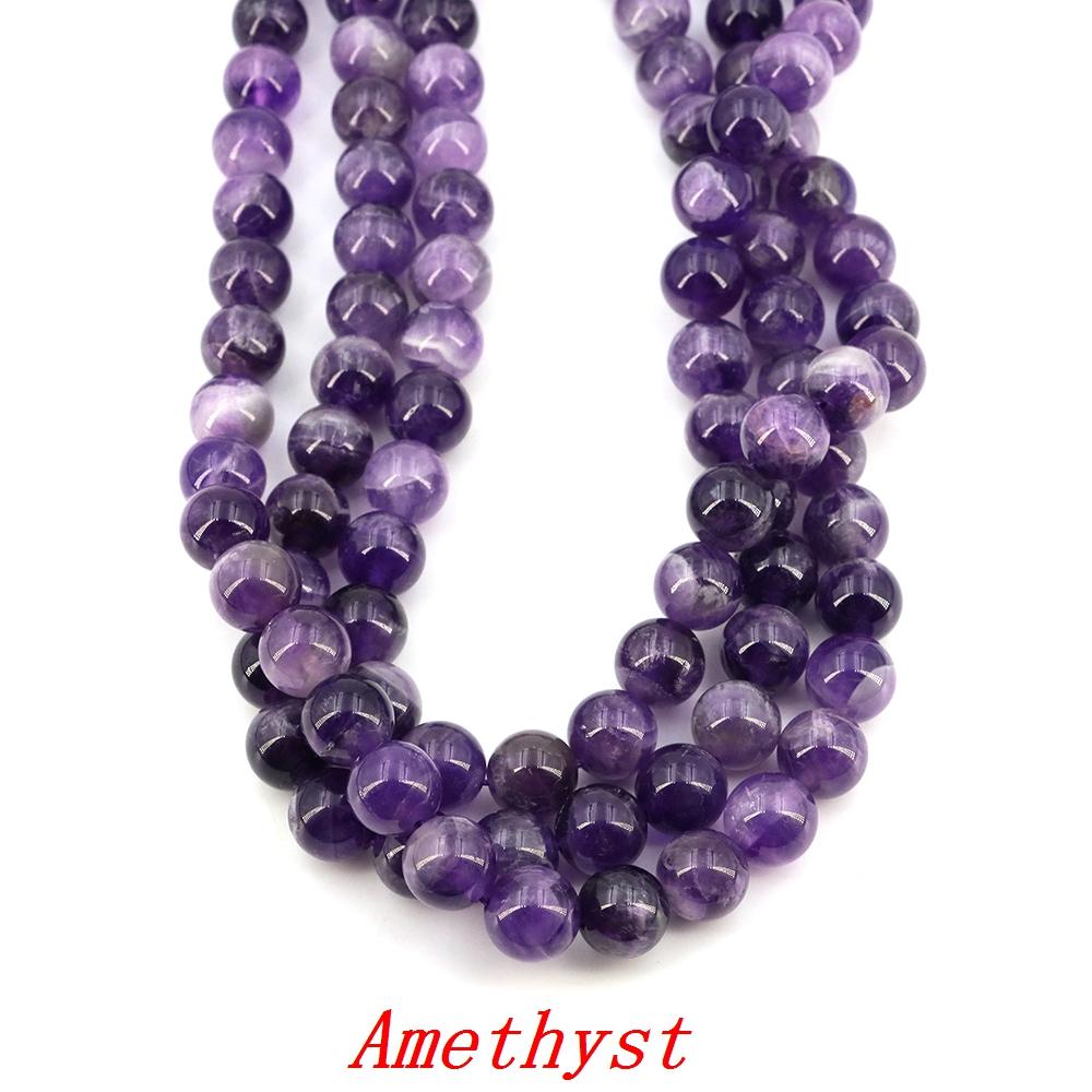 4/6/8/10/Mm Natural Stone Yellow Tower Crystal Round Loose Citrine Bead Crystal Stone Jewelry Making Diy Bracelet Necklace Gift
