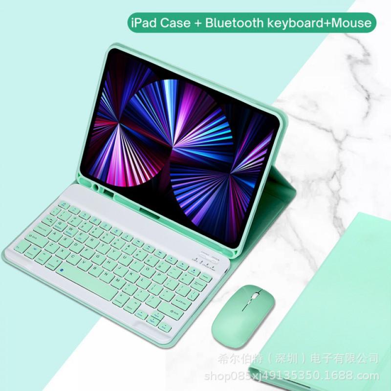 11-inch IPad Pro Air 7/6 Case With Silent Bluetooth Keyboard Pen Slot Magnetic TPU Protective Cover