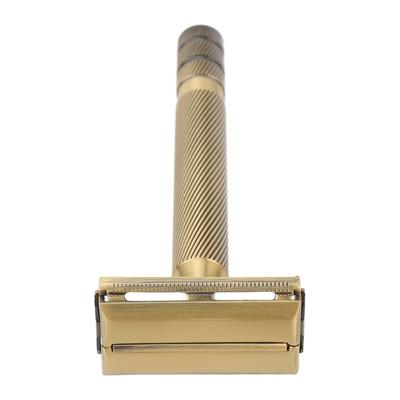 Shaving Razor Handle Safety Reusable Alloy Metal Razor Handle for Men Barbershop