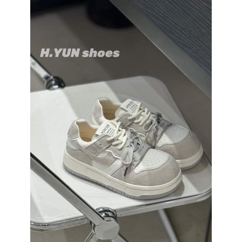 

Xiaobai sneakers women s new spring and autumn lightweight platform dad shoes versatile running shoes 40 бежевий