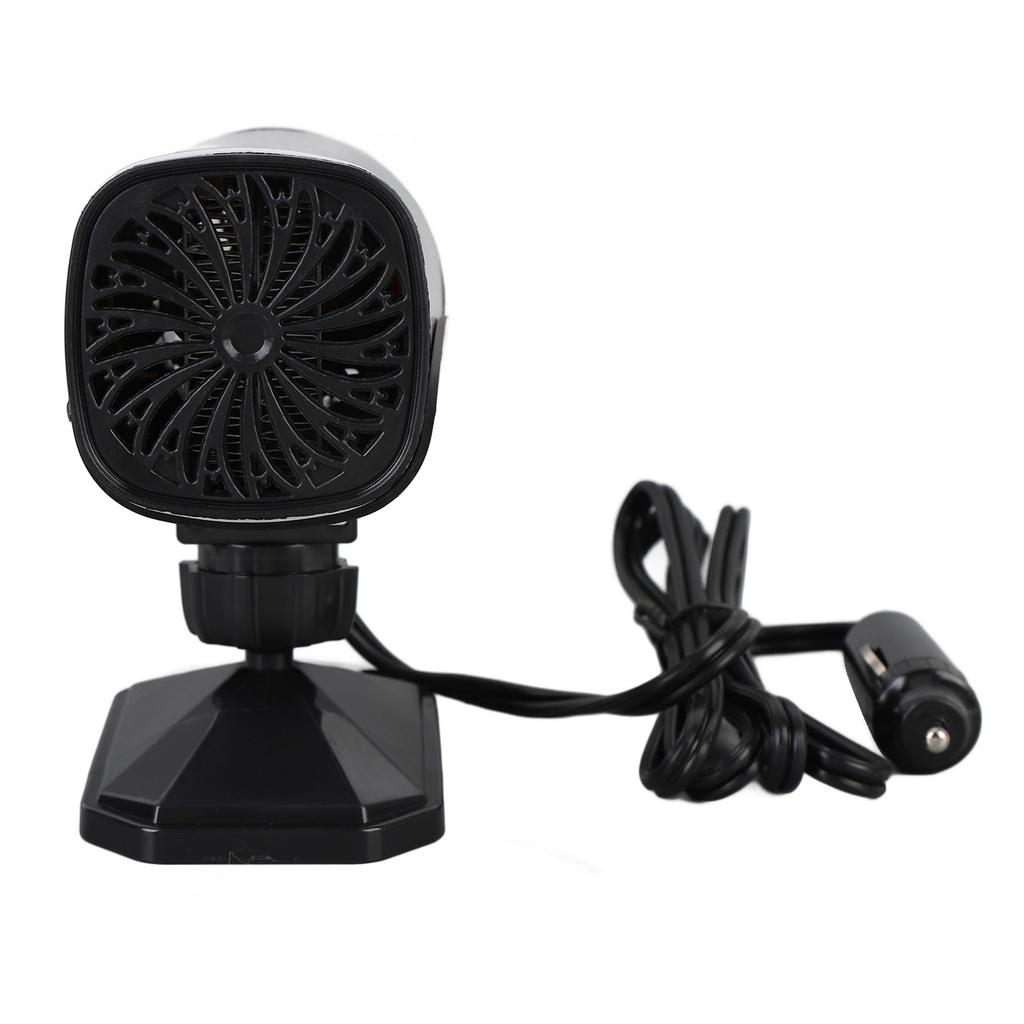 Car Heater 2 In 1 Cooling and Heating Compact Car Windshield Defroster Defogger 150W 12V White