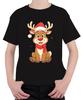Christmas Reindeer Cute Kids Cartoon Gift Winter Cute Unisex Kids T-Sh