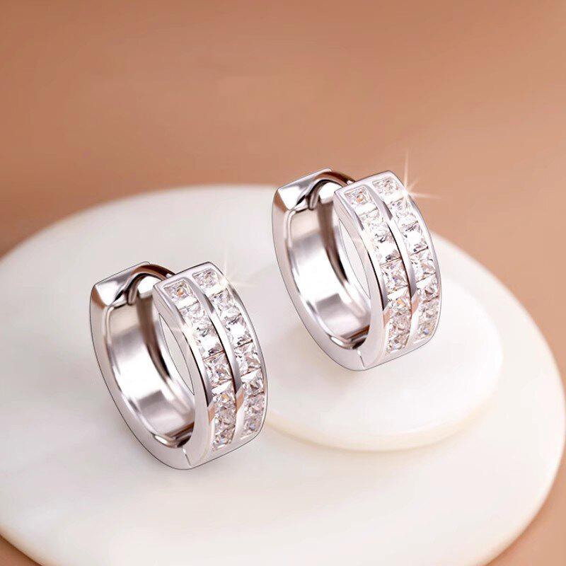 European and American New Earrings for Women, Simple Geometric Design Jewelry, Daily Matching Light Luxury and Elegance