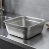 Lavabo Quadrato in Acciaio Inossidabile Lavabo Utilità Robusto per Preparazione Cibo e