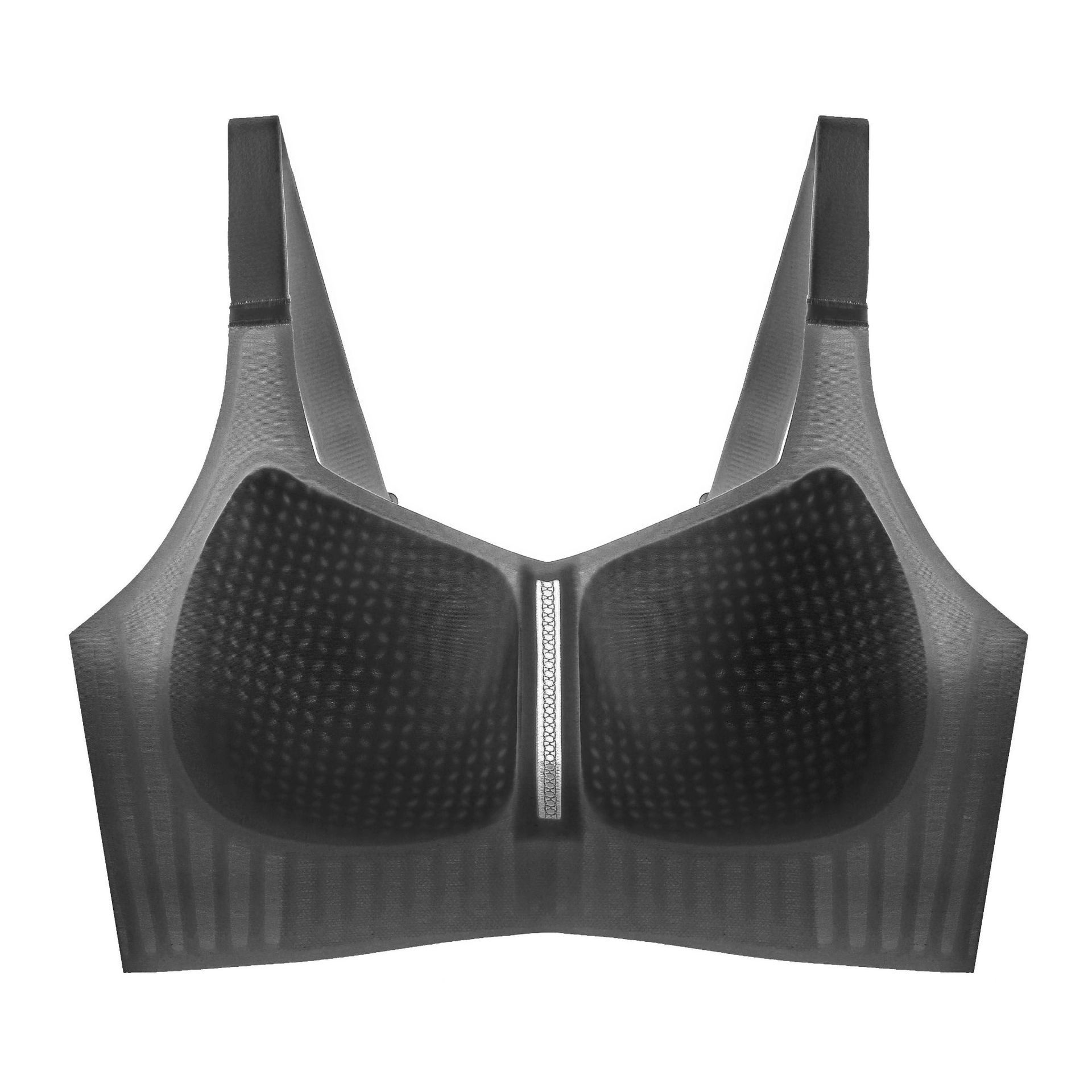 

Spring and summer upper support pull big chest full cup thin breathable underwear non-marking soft support no steel ring adjustment bra Xxl40/90abcd( 70-77.5kg )