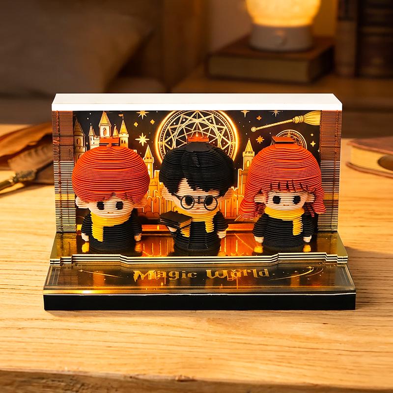 Harry Potter 3D Sticky Notes & Tear-off Calendar Ornament with Custom Logo