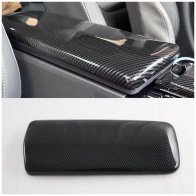 Carbon Fiber Center Armrest Box Panel Lid Cover Trim For -2025 Toyota Prius