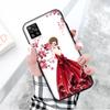 Black Case for Xiaomi Redmi 13C Note 9 iPhone XR 7 8 14 15 11 12 13 X XS Pro Max Samsung A25 S23 S24 FE Ultra Plus Bridal Dress Girl