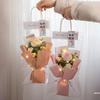 Mother'S Day Crochet Bouquet Finished Hand-Woven Artificial Flower Graduation Season Girl Friends Birthday Bouquet With Gift Bag