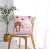 Cute Sugarbunnies Square Pillow Cases Sugar Rabbit Cushion Covers Awesome Decor Pillowcover for Car 45*45cm