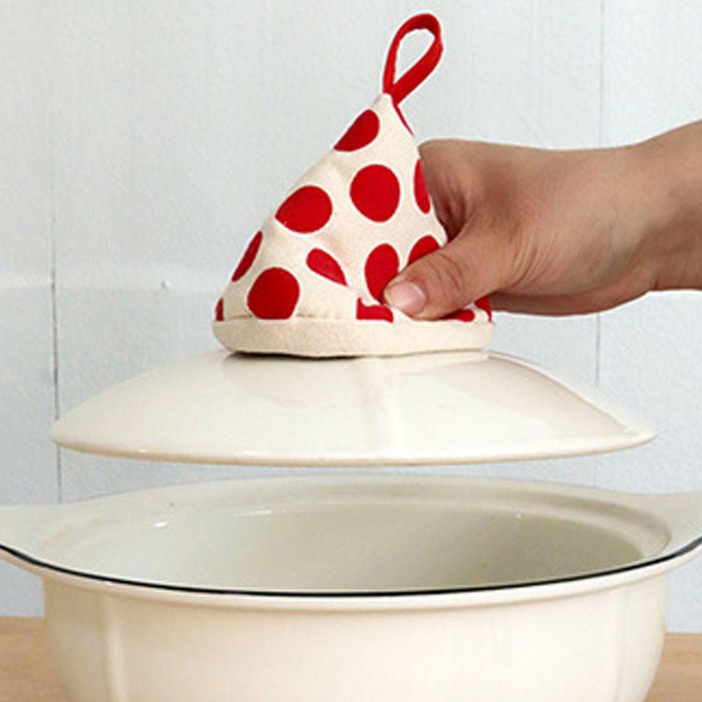 Cotton Anti-Scalding Pot Triangle Hat Cloth Cover Pot Holder Enamel Pot Pot Handle  Kitchen