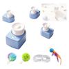 Electric Activity Device with 1 Main Component and 3 Auxiliary Components, Distributed Motion Play with USB Rechargeable Power for Household Kitties