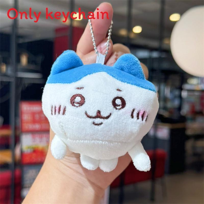 Joke Bear Chiikawa Hachiware Plush Keychain For Backpack Decor