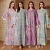 Elegant Heavy Embroidered Rhinestone Maxi Dress, High Quality Flowy Hem Celebrity Style Long Women's Dress for Crossborder