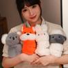 Lovely Animal Slap Snap Wrap Wristband Bracelet Raccoon Fox Panda Koala Rabbit Sheep Plush Hand Ring Wristband Toy Creative Gift