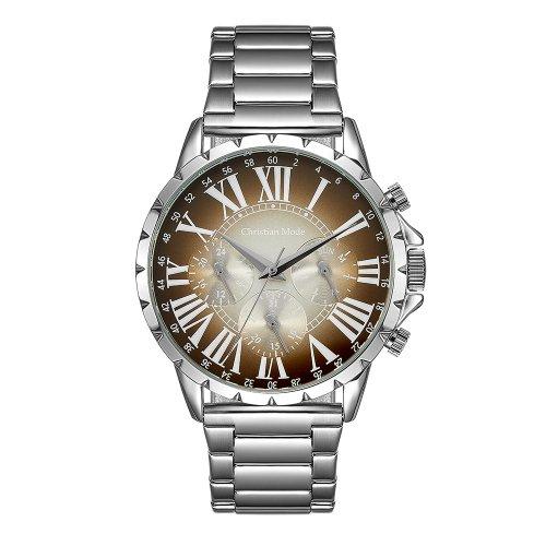 [CHRISTIAN MODE] CHRISTIAN MODE Men s Multifunction Metal Watch CM421BRS CM421BRS