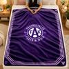 Flannel BlanketAustria Wien FC Warm Soft Throw Blanket for Indoor Sofa Bed Living Room Use