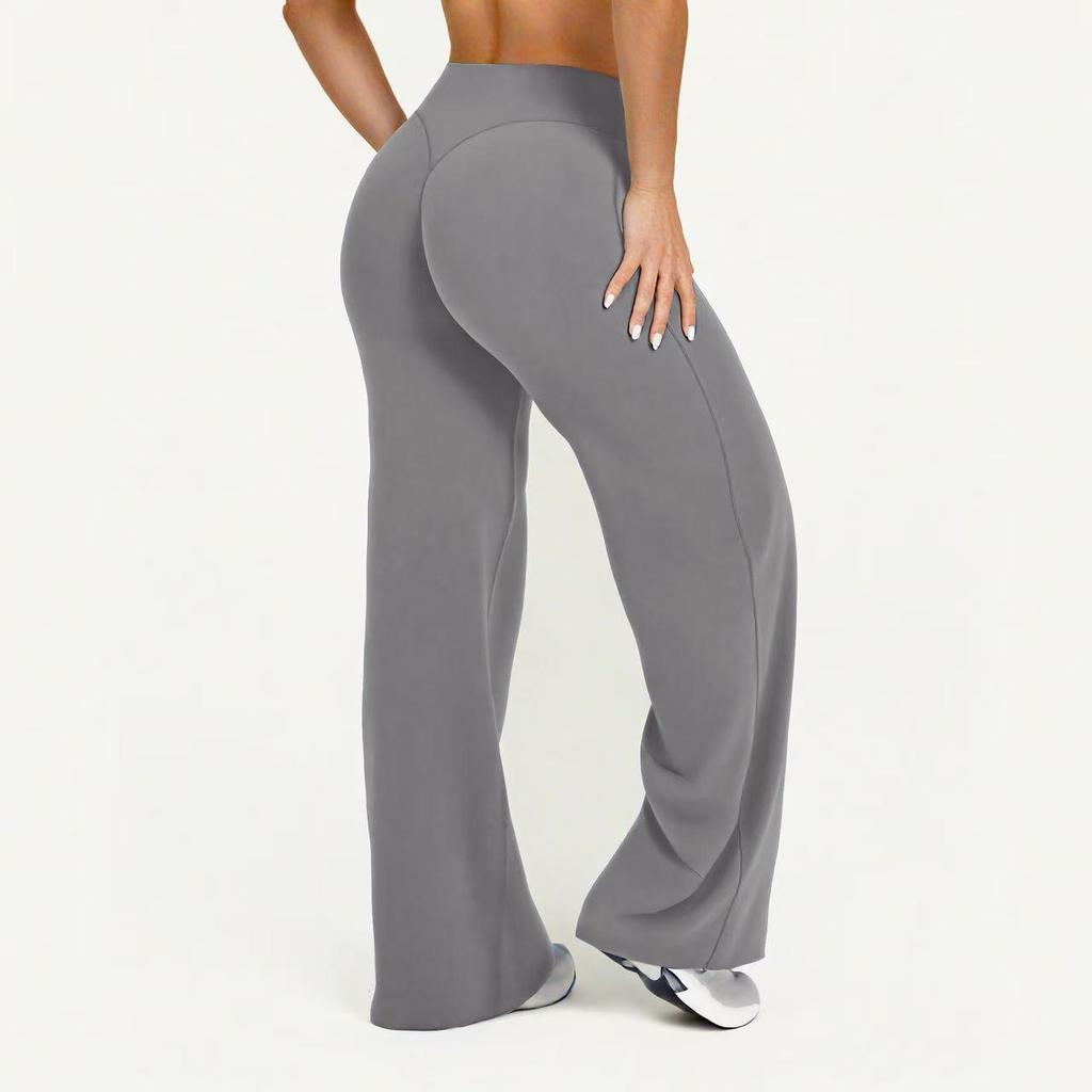 Women's Mid-Waist Super Soft Straight-Leg Yoga Pants