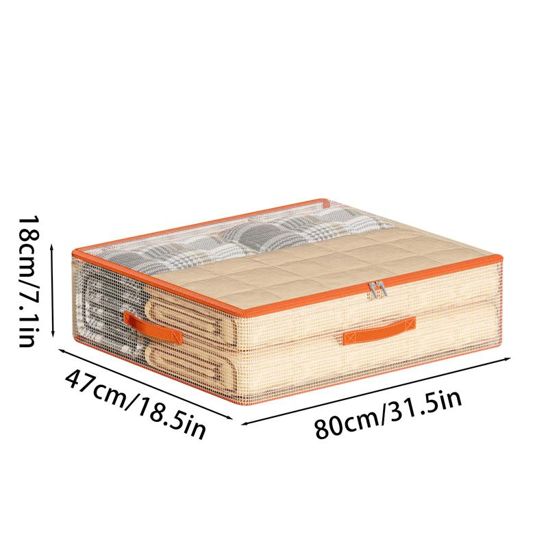 

Складная сумка для транспортировки, сумка для хранения на дне кровати из ПВХ, принадлежности для спальни и общежития, транспортная коробка, сумка для хранения школьной упаковки