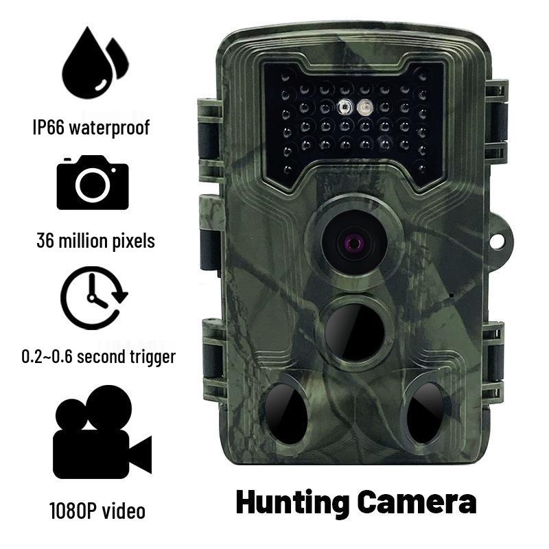 HD 1080P Infrared Hunting Camera with Screen – 36MP, 34 LEDs