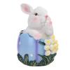 Easter Bunny Statue Exquisite Decorative Easy to Maintain Easter Egg   Decor for Garden Yard Home