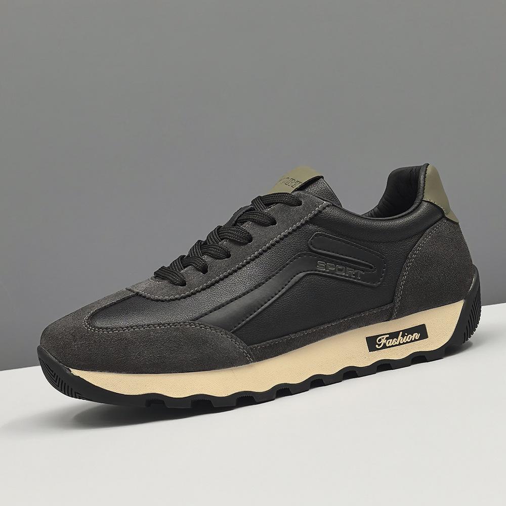 Raw high-end casual shoes trendy shoes leather high-end casual shoes 38