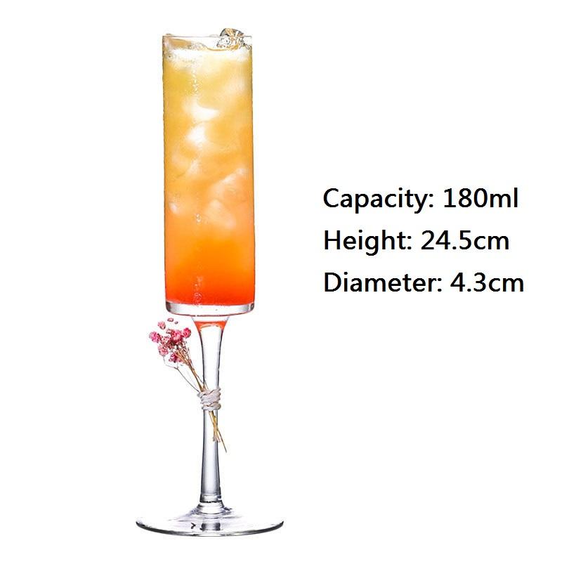 

180 мл Поп 1-2 шт цилиндрические бокалы для шампанского пузырьковые бокалы креативный бокал специальный коктейльный бокал для бара вечеринка винная вечеринка