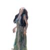 Elegant French Spaghetti Strap Beach Resort Dress with Versatile Print and Slimming Fit