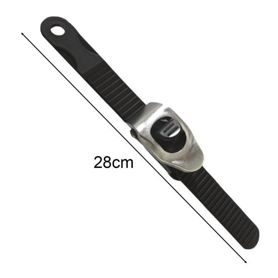 Cinghia a Cricchetto per Impieghi Gravosi con Blocco di Presa Compatta Portatile Collegabile Multiuso Fibbia a Cricchetto in Metallo Regolabile