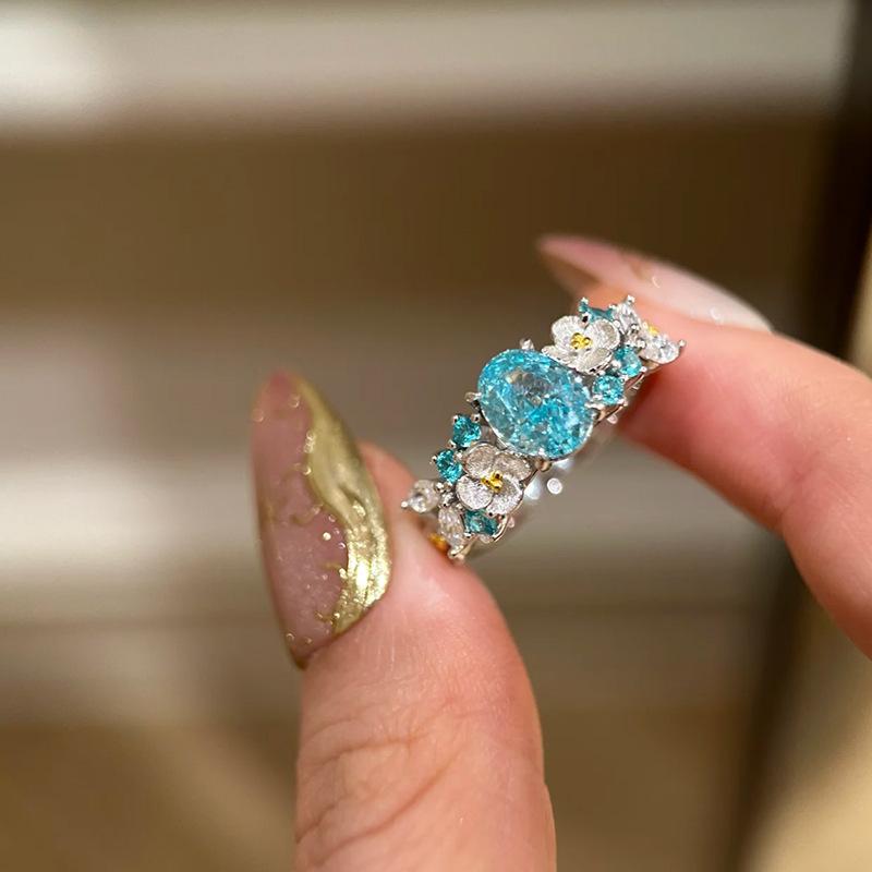 Vintage White Enamel Metal Irregular Shape Geometric Open Adjustable Ring for Women Girl Jewelry Birthday Gifts Anillo Hombre