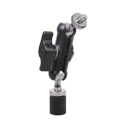 Adaptador Estable de 1/4 de Pulgada Varilla de Extensión de Tornillo Ajustable de 1/4 Hembra a 1/4 Macho para Cámara Camping Luz
