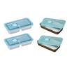 Stainless Steel Fresh-keeping Bento Box Compact On Go Snacking 304 Stainless Steel Fresh-keeping Box