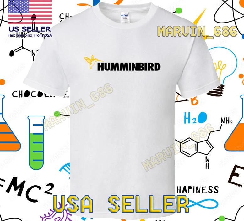 NEW SHIRT HUMMINGBIRD FISH FINDER RACING LOGO T-Shirt FUNNY SIZE S-5XL S