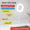 Intelligentes USB-Sound-aktiviertes Nachttisch-Nachtlicht 2025 - Sprachsteuerungs-Sensor-Tischlampe für Schlafzimmer