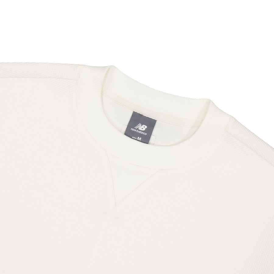 New Balance NB Grey T Shirt Unisex Ivory White NEF19341-IV