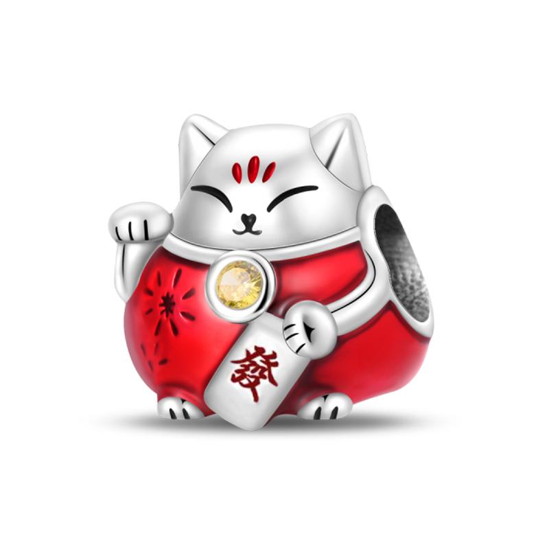 Charms Beads Copper Pink Perfume Bottle Letter Luminous Firefly Tarot Card Beads Fit Diy Bracelets Jewelry