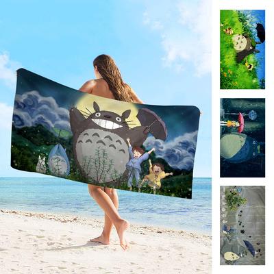 Anime Kawaii T-Totoros Beach Towel For Kids Personalized Bath Towel Pool Towel Vacation Gift Picnic Towel Party Gift