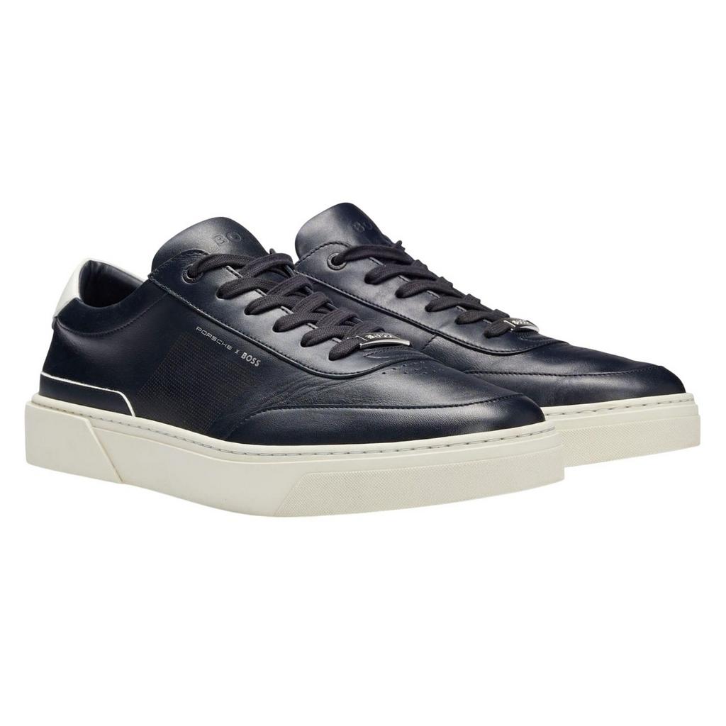 Boss Mens Gary Leather Tennis Shoes