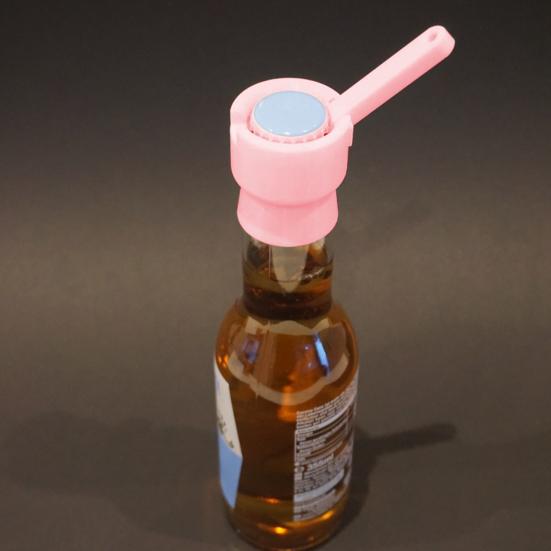 3D Printed Beer Bottle Opener One-Button Easy Opening Burr-Free Smooth Edges Bottle Cap Remover Novelty Kitchen Gadget for Party Hosts