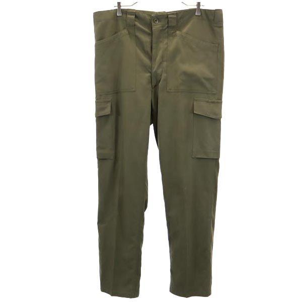Austrian Army 90s Military Cargo Pants Khaki Button Fly Men's Used