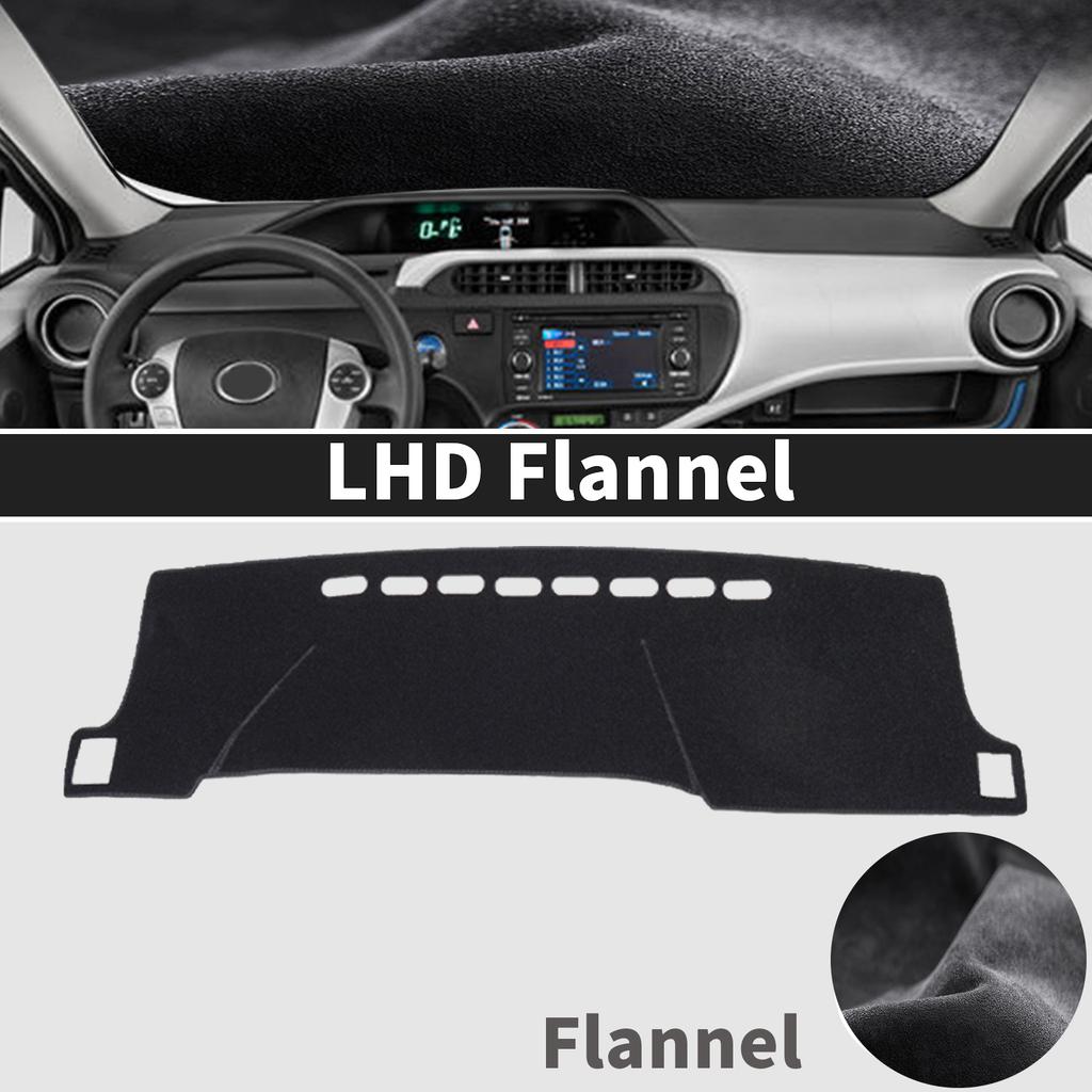 Fit for Toyota Aqua Prius C NHP10 2019-2012 Dashmat Dashboard Cover Pad DashMat Sunshade Protective Carpet Leather Accessories