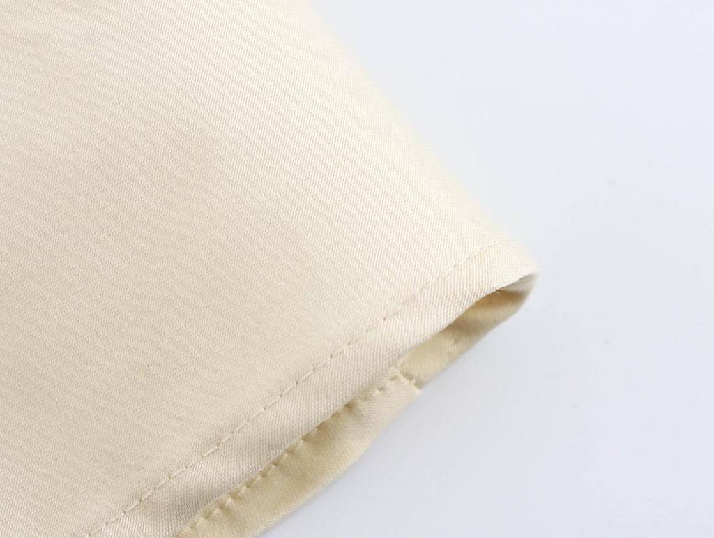 Spring 2025 Women's European & American Style Loose Wide Hem Short Dress 4661328