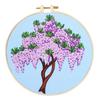 Full Range Of Embroidered Cross- Embroidered Fabrics With Floral Kits